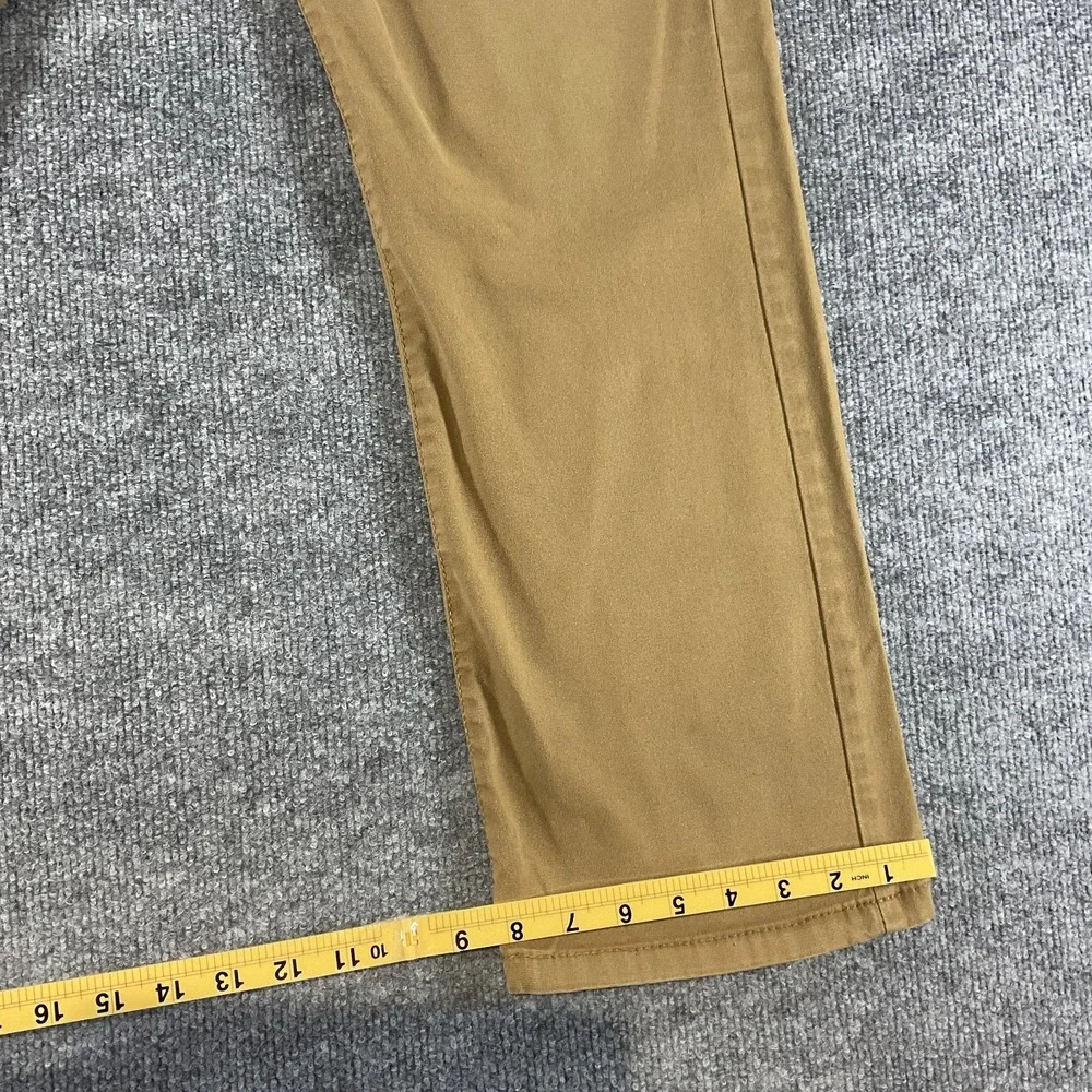 G.H. Bass & Co Pants Mens 36x30 Brown Khaki Casual Workwear Straight Utility Cot